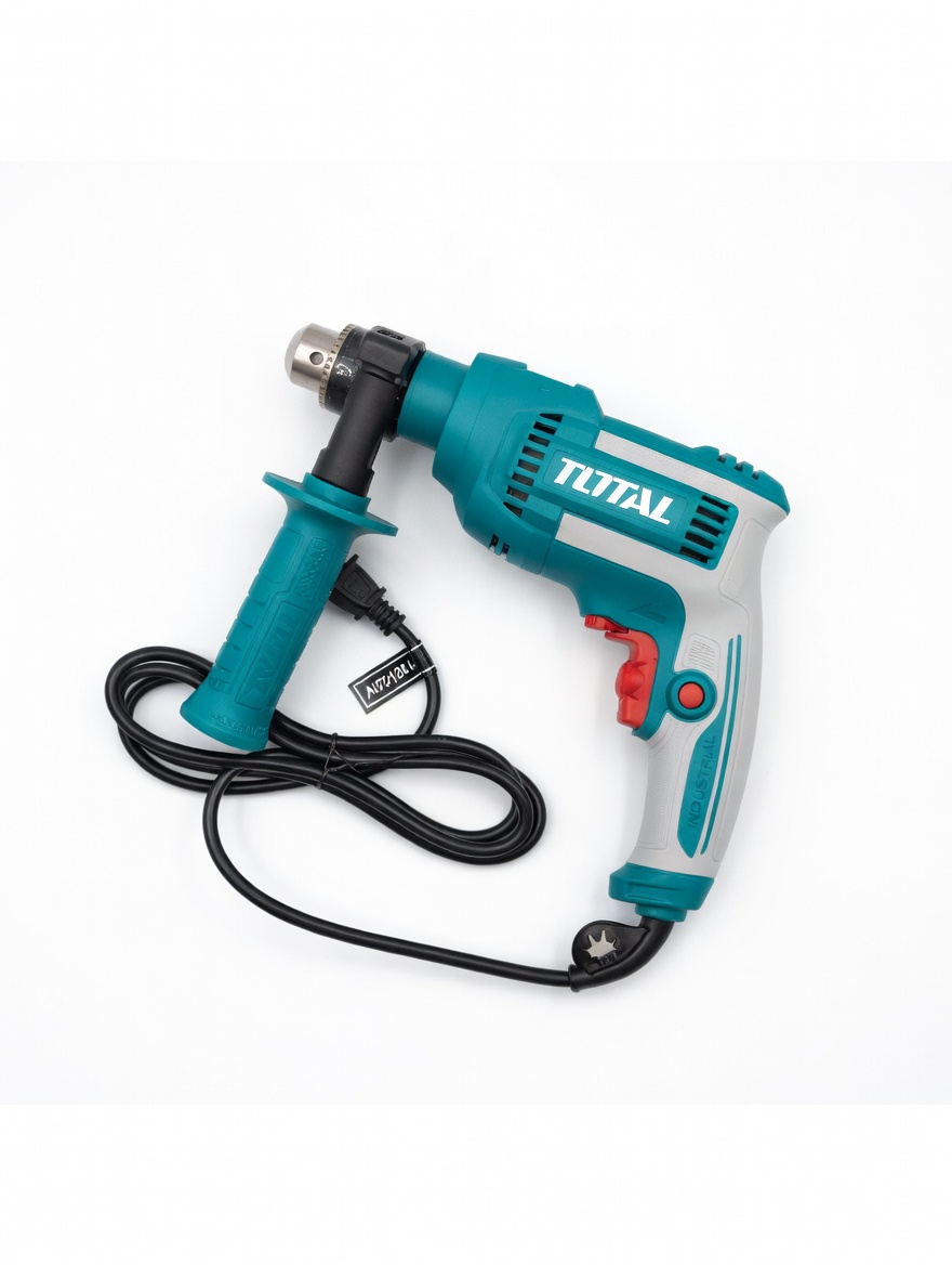 Taladro Percutor Total 680W / 710W 1/2” Profesional con Velocidad Variable